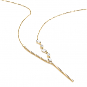 Collana in Argento con cristalli